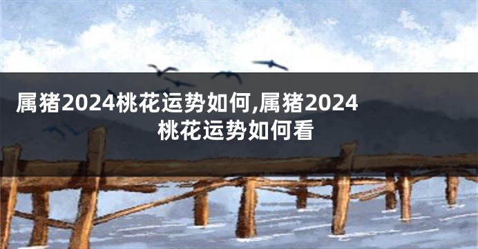 属猪2024桃花运势如何,属猪2024桃花运势如何看