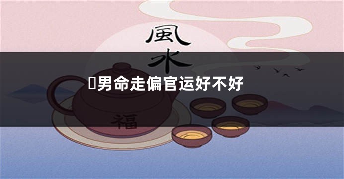 ​男命走偏官运好不好