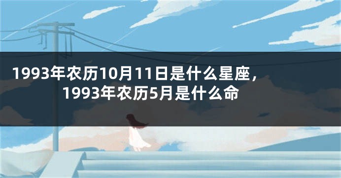1993年农历10月11日是什么星座，1993年农历5月是什么命