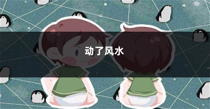 动了风水