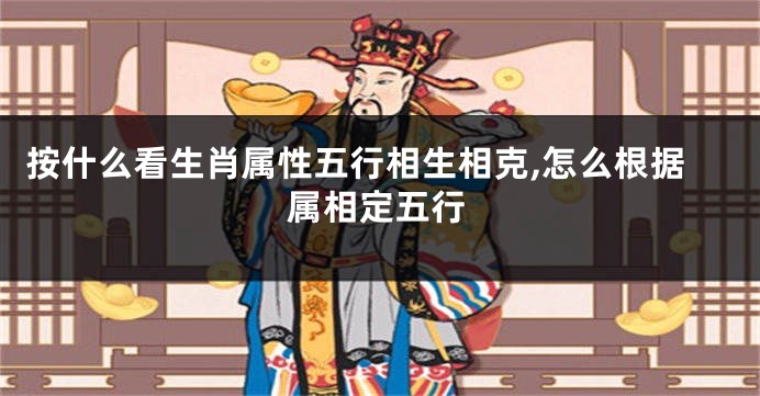 按什么看生肖属性五行相生相克,怎么根据属相定五行