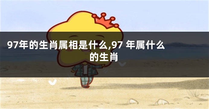 97年的生肖属相是什么,97 年属什么的生肖