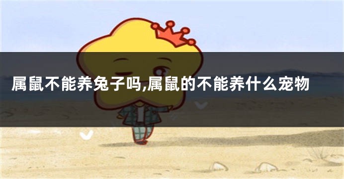 属鼠不能养兔子吗,属鼠的不能养什么宠物