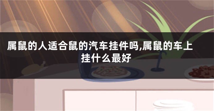 属鼠的人适合鼠的汽车挂件吗,属鼠的车上挂什么最好