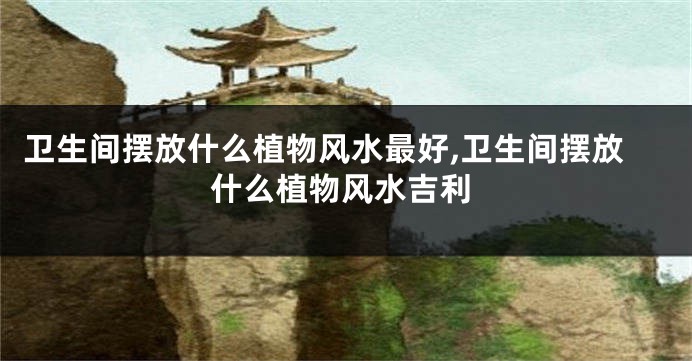 卫生间摆放什么植物风水最好,卫生间摆放什么植物风水吉利
