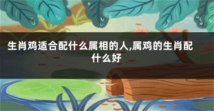 生肖鸡适合配什么属相的人,属鸡的生肖配什么好