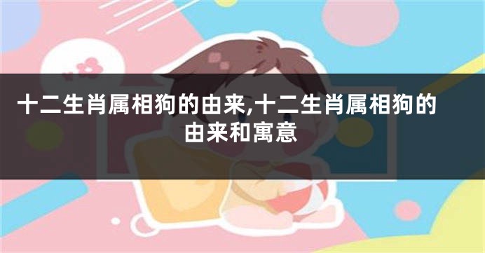 十二生肖属相狗的由来,十二生肖属相狗的由来和寓意