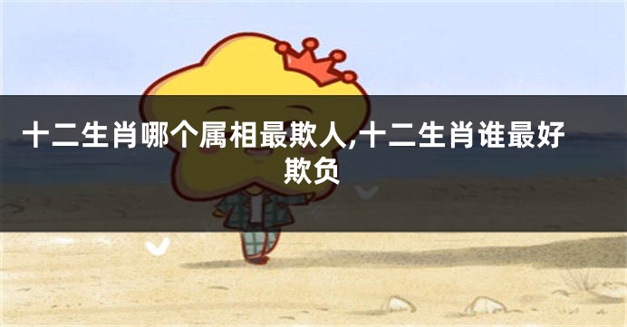 十二生肖哪个属相最欺人,十二生肖谁最好欺负