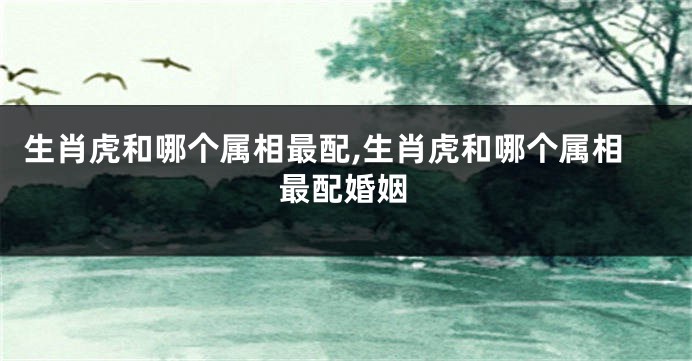生肖虎和哪个属相最配,生肖虎和哪个属相最配婚姻