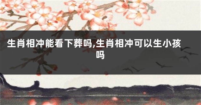 生肖相冲能看下葬吗,生肖相冲可以生小孩吗