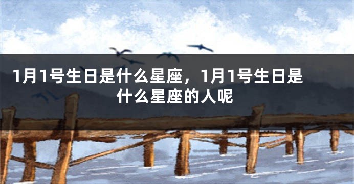 1月1号生日是什么星座，1月1号生日是什么星座的人呢