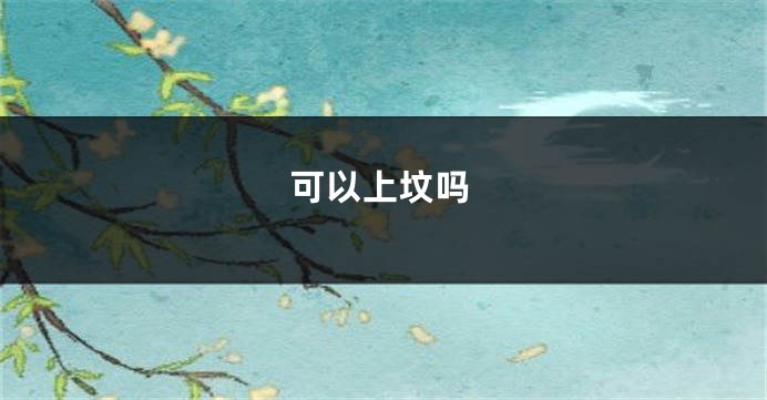 可以上坟吗