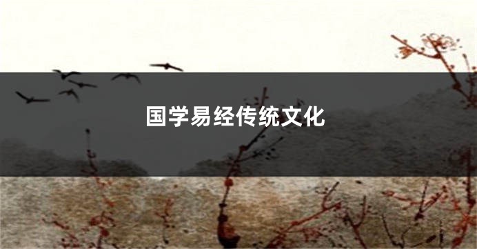 国学易经传统文化