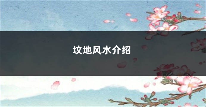 坟地风水介绍