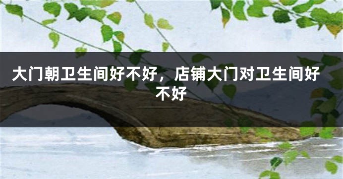 大门朝卫生间好不好，店铺大门对卫生间好不好