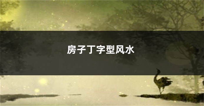 房子丁字型风水