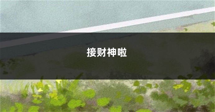 接财神啦