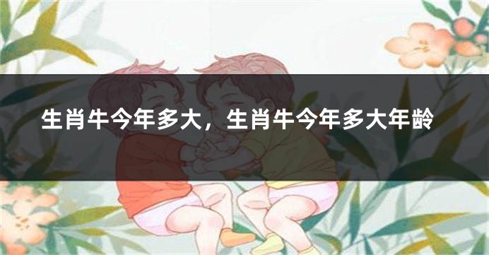 生肖牛今年多大，生肖牛今年多大年龄