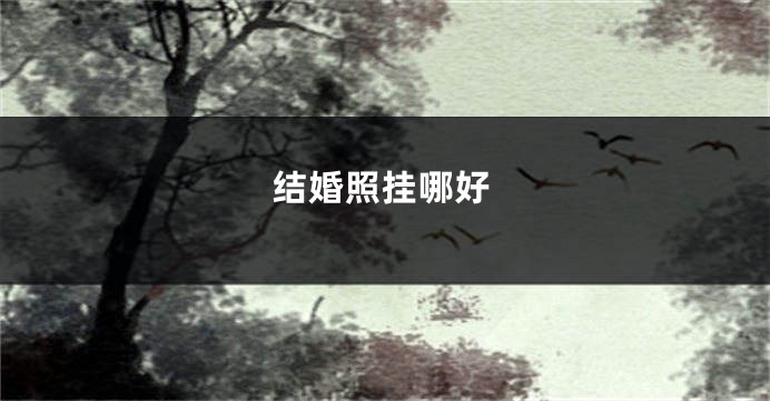 结婚照挂哪好