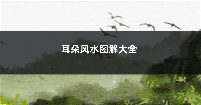 耳朵风水图解大全