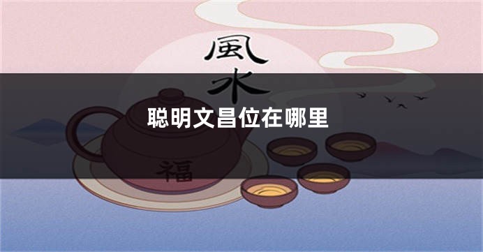 聪明文昌位在哪里