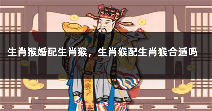 生肖猴婚配生肖猴，生肖猴配生肖猴合适吗