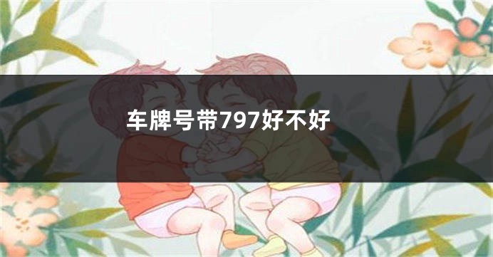 车牌号带797好不好