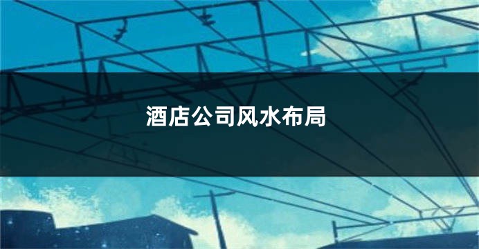 酒店公司风水布局
