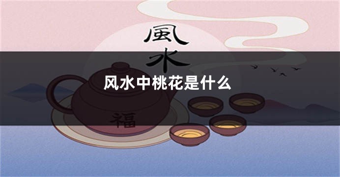 风水中桃花是什么