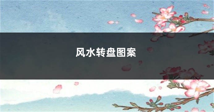 风水转盘图案