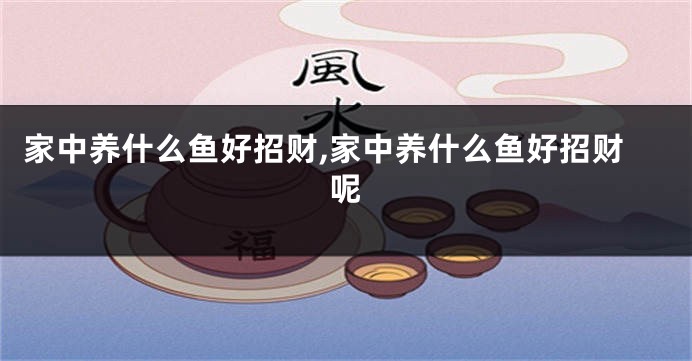 家中养什么鱼好招财,家中养什么鱼好招财呢