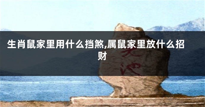 生肖鼠家里用什么挡煞,属鼠家里放什么招财