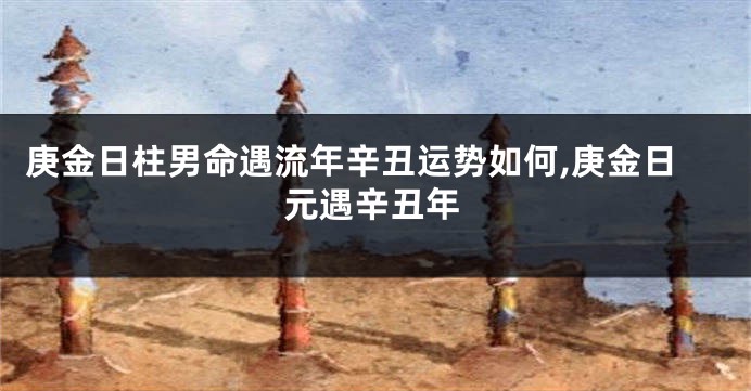 庚金日柱男命遇流年辛丑运势如何,庚金日元遇辛丑年