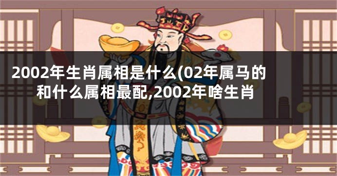 2002年生肖属相是什么(02年属马的和什么属相最配,2002年啥生肖