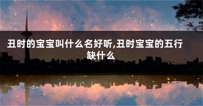丑时的宝宝叫什么名好听,丑时宝宝的五行缺什么