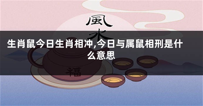 生肖鼠今日生肖相冲,今日与属鼠相刑是什么意思