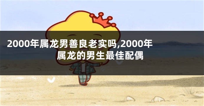 2000年属龙男善良老实吗,2000年属龙的男生最佳配偶