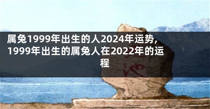 属兔1999年出生的人2024年运势,1999年出生的属兔人在2022年的运程