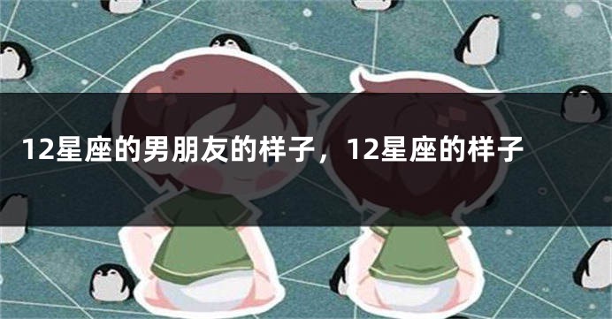 12星座的男朋友的样子，12星座的样子