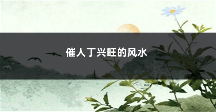 催人丁兴旺的风水