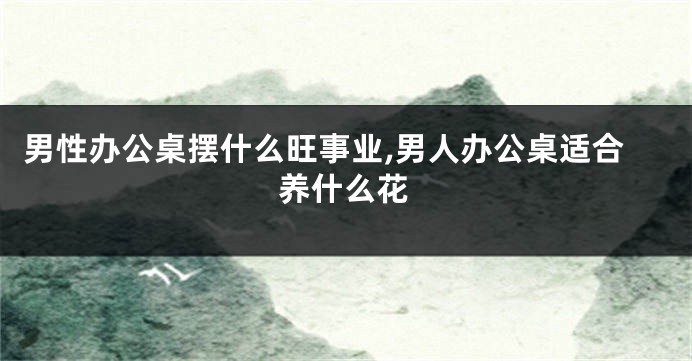 男性办公桌摆什么旺事业,男人办公桌适合养什么花