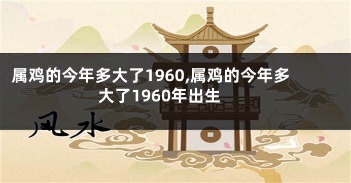 属鸡的今年多大了1960,属鸡的今年多大了1960年出生