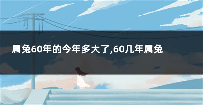 属兔60年的今年多大了,60几年属兔