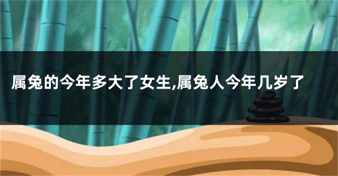 属兔的今年多大了女生,属兔人今年几岁了