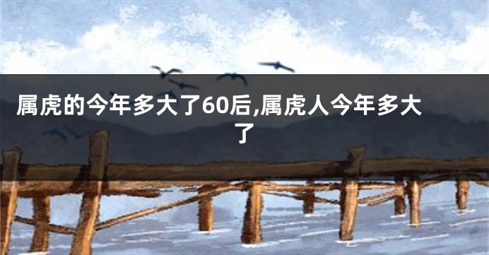属虎的今年多大了60后,属虎人今年多大了