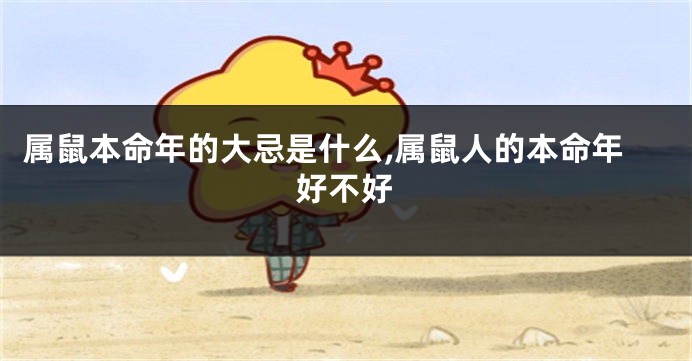 属鼠本命年的大忌是什么,属鼠人的本命年好不好